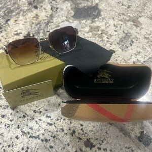 Burberry Gradient Brown Sunglasses